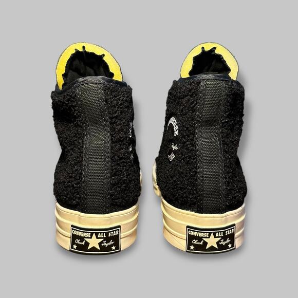 Converse Chuck 70 High Top Sherpa Black Men’s Size 6 / Women’s 8 - Picture 4 of 8